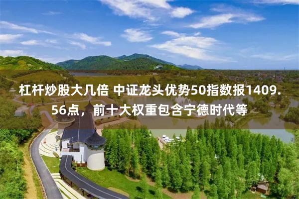 杠杆炒股大几倍 中证龙头优势50指数报1409.56点，前十大权重包含宁德时代等