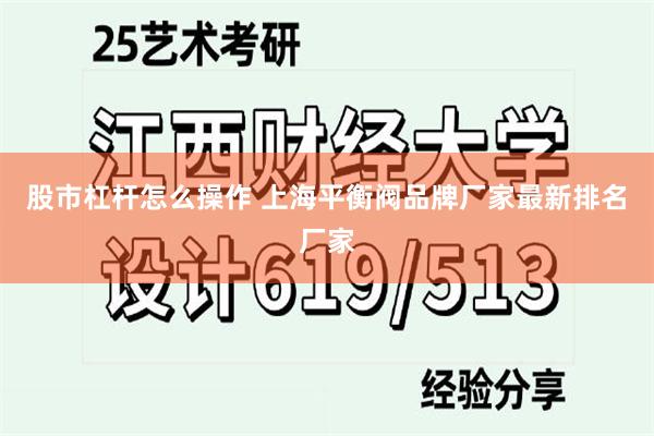 股市杠杆怎么操作 上海平衡阀品牌厂家最新排名厂家