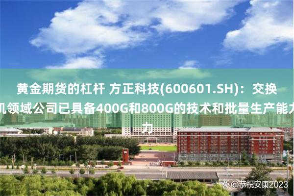 黄金期货的杠杆 方正科技(600601.SH)：交换机领域公司已具备400G和800G的技术和批量生产能力