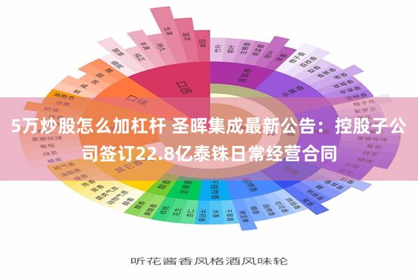 5万炒股怎么加杠杆 圣晖集成最新公告：控股子公司签订22.8亿泰铢日常经营合同