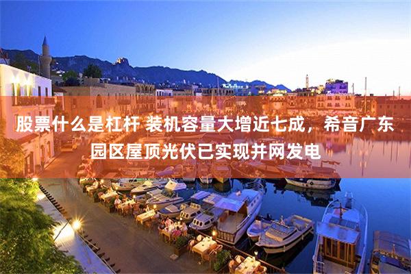 股票什么是杠杆 装机容量大增近七成，希音广东园区屋顶光伏已实现并网发电