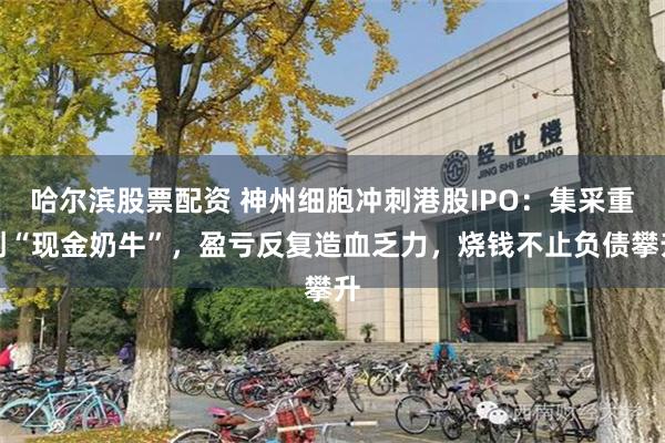哈尔滨股票配资 神州细胞冲刺港股IPO：集采重创“现金奶牛”，盈亏反复造血乏力，烧钱不止负债攀升