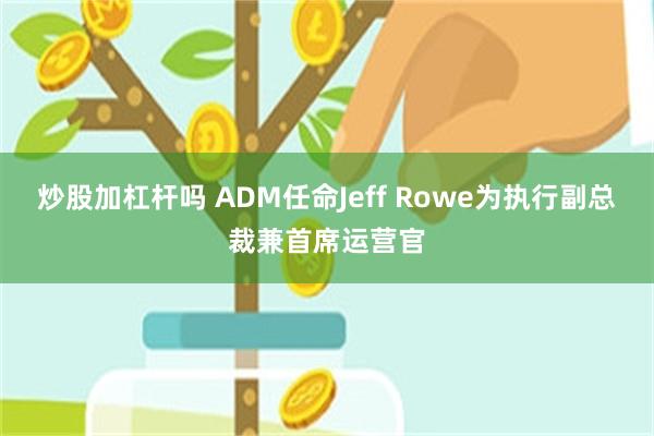 炒股加杠杆吗 ADM任命Jeff Rowe为执行副总裁兼首席运营官